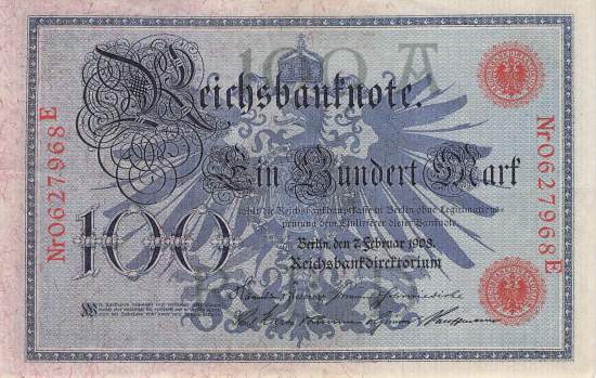 100 Mark 1908 ro.33b A/E